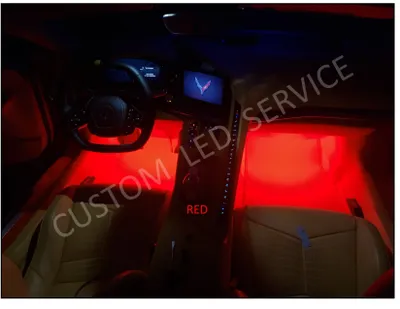 C8 Corvette, Custom Complete Interior LED Lighting Kit